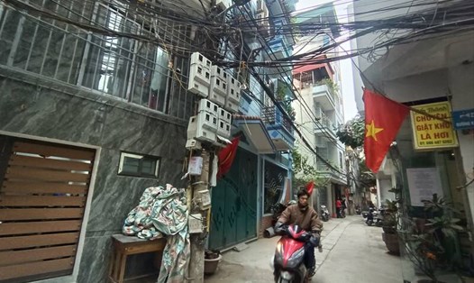 Phân khúc nhà trong ngõ quận Thanh Xuân (Hà Nội) được nhiều người dân quan tâm. Ảnh: Thu Giang 