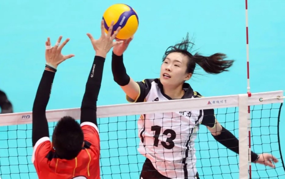 Cai Xiaoqing là một trong những vận động viên bóng chuyền nữ đa năng nhất Trung Quốc. Ảnh: Sohu