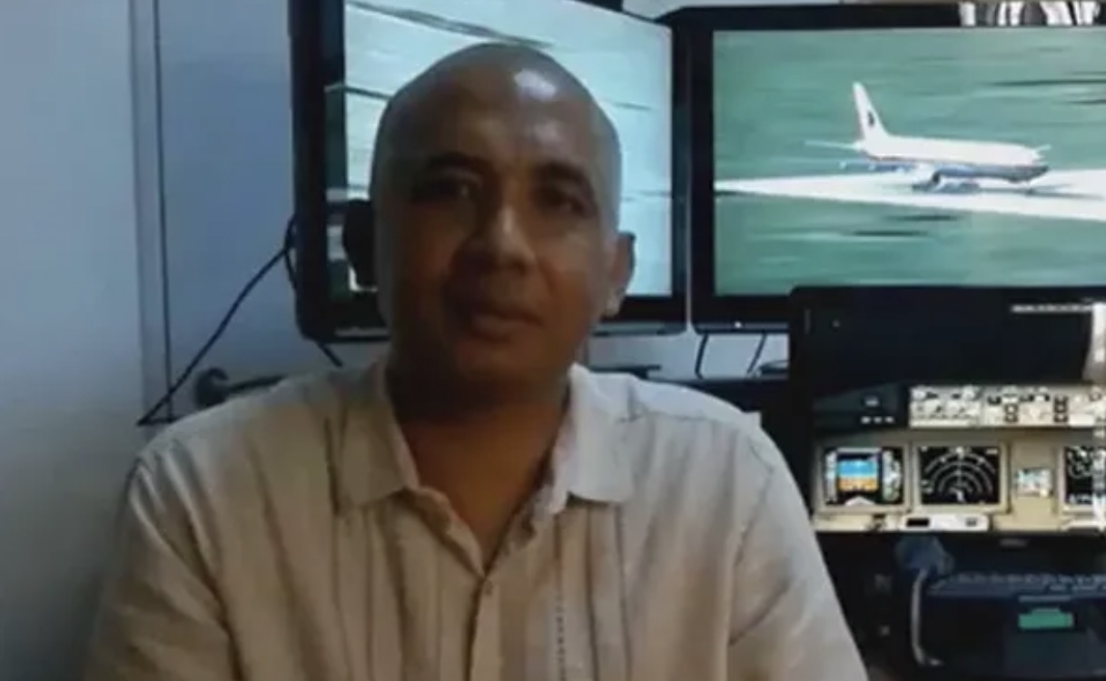 Cơ trưởng MH370 Zaharie Ahmad Shah. Ảnh chụp màn hình