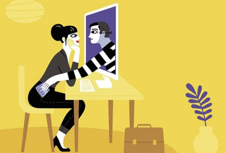 Cảnh giác khi tham gia các ứng dụng hẹn hò online. Ảnh minh hoạ: Công an TP Hà Nội