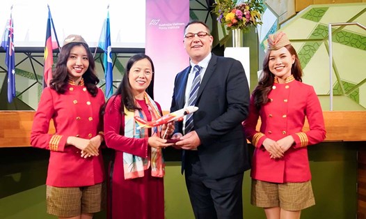 Lễ công bố đường bay Hà Nội - Melbourne đã được tổ chức trong khuôn khổ Diễn đàn Doanh nghiệp Việt Nam - Australia 2024.
