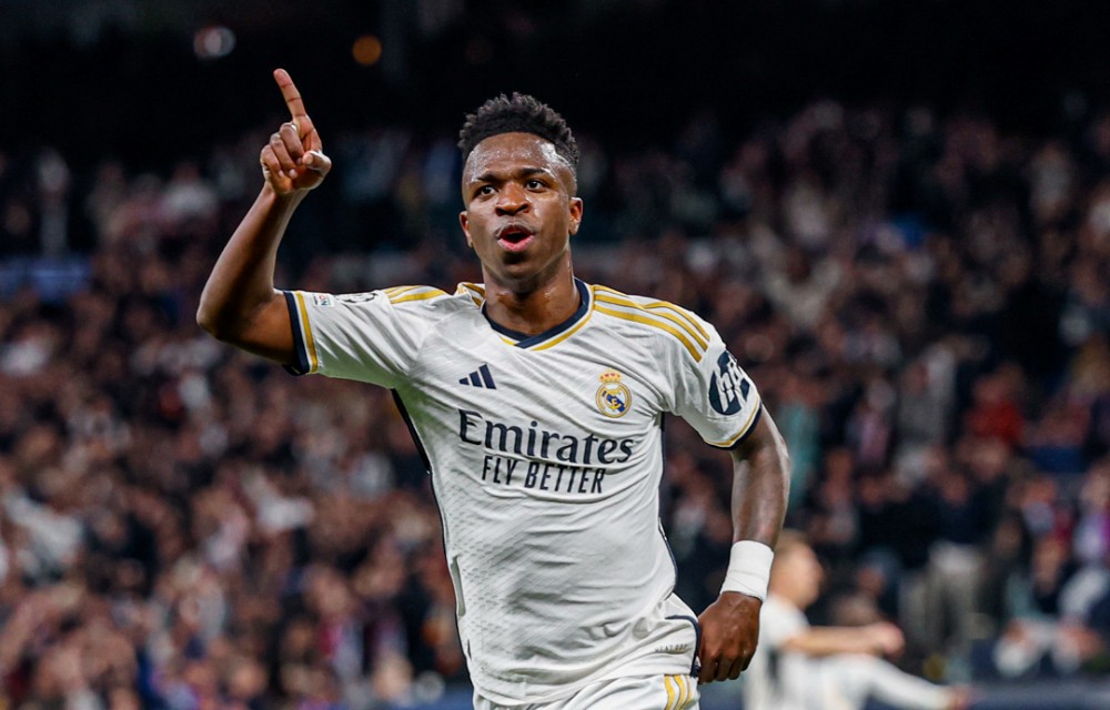 Vinicius Junior ghi bàn mở tỉ số. Ảnh: Real Madrid CF