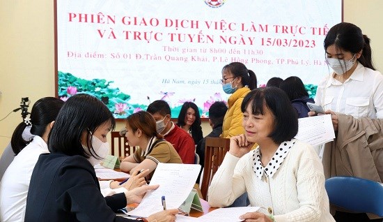 Năm 2024, tỉnh Hà Nam phấn đấu tư vấn việc làm cho 48.434 lượt lao động