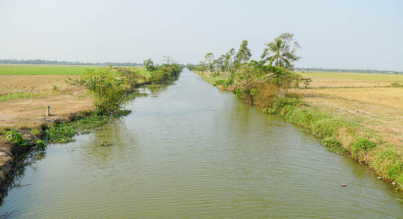 Các sông, kênh rạch nội đồng được bơm đầy nước.