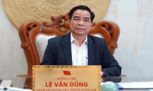 Ông Lê Văn Dũng - Phó Bí thư Thường trực Tỉnh ủy, Trưởng đoàn Đại biểu Quốc hội tỉnh Quảng Nam.