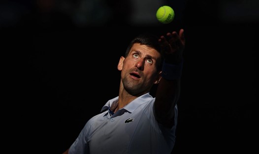 Novak Djokovic ra quân tại Indian Wells với trận gặp Alexandar Vucic. Ảnh: Desert Sun