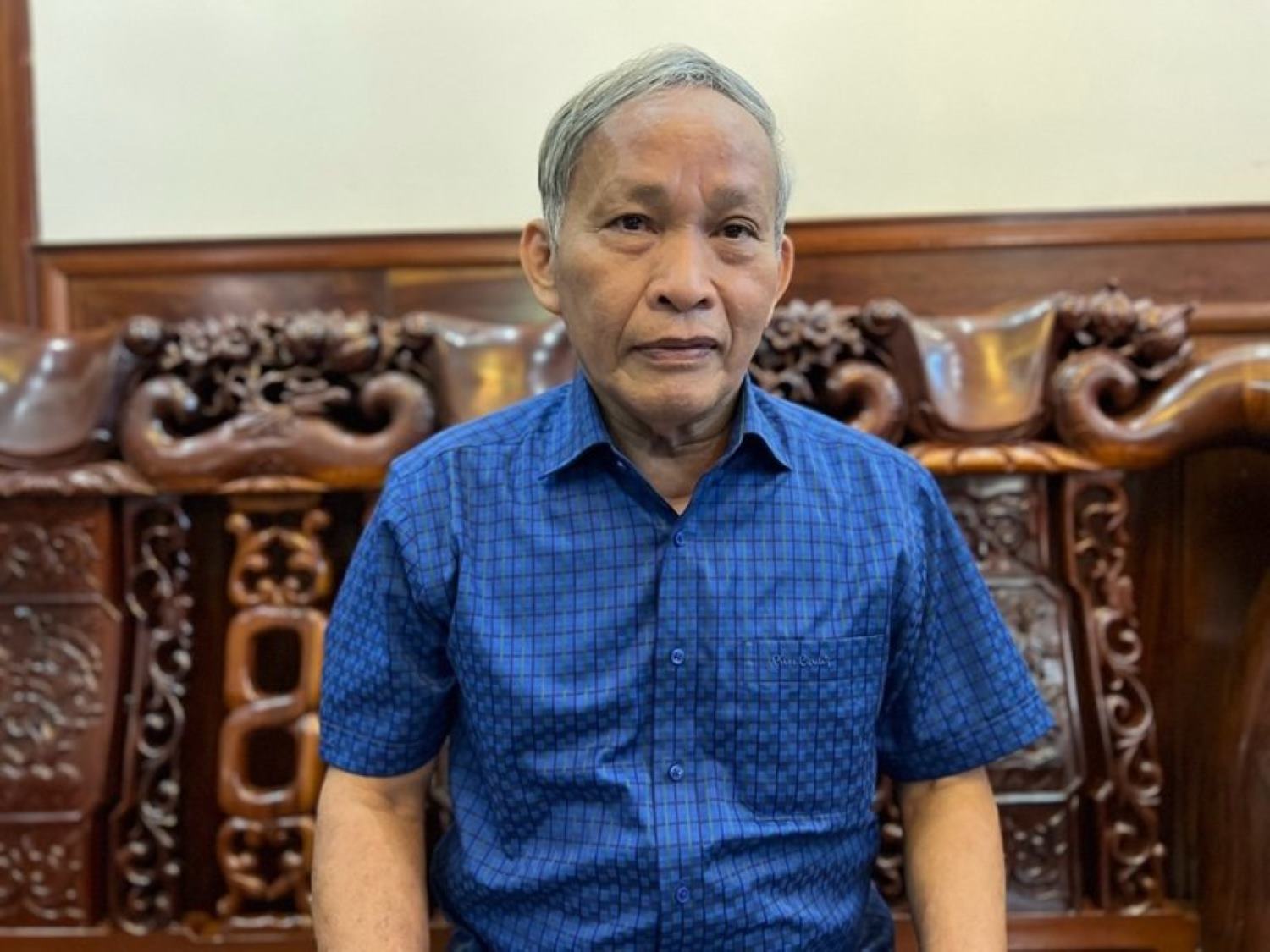 Ông Cao Khoa thời kỳ còn giữ chức Chủ tịch UBND tỉnh Quảng Ngãi. Ảnh: Thanh Thuỷ