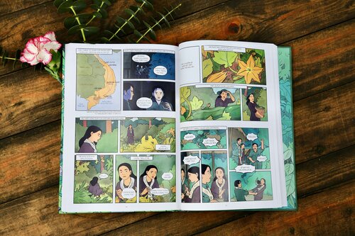 Tiểu thuyết truyện tranh “Sống” Ảnh: Kim Đồng 