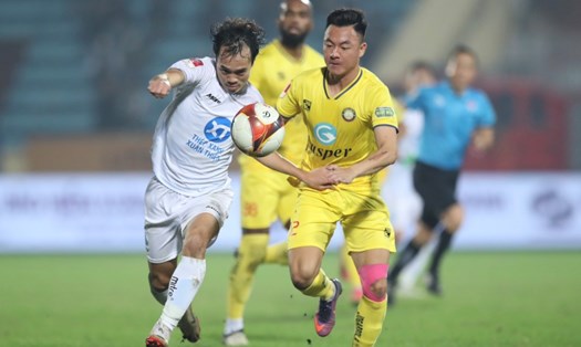 Nam Định và Thanh Hóa chia điểm trên sân Thiên Trường. Ảnh: Nam Định FC