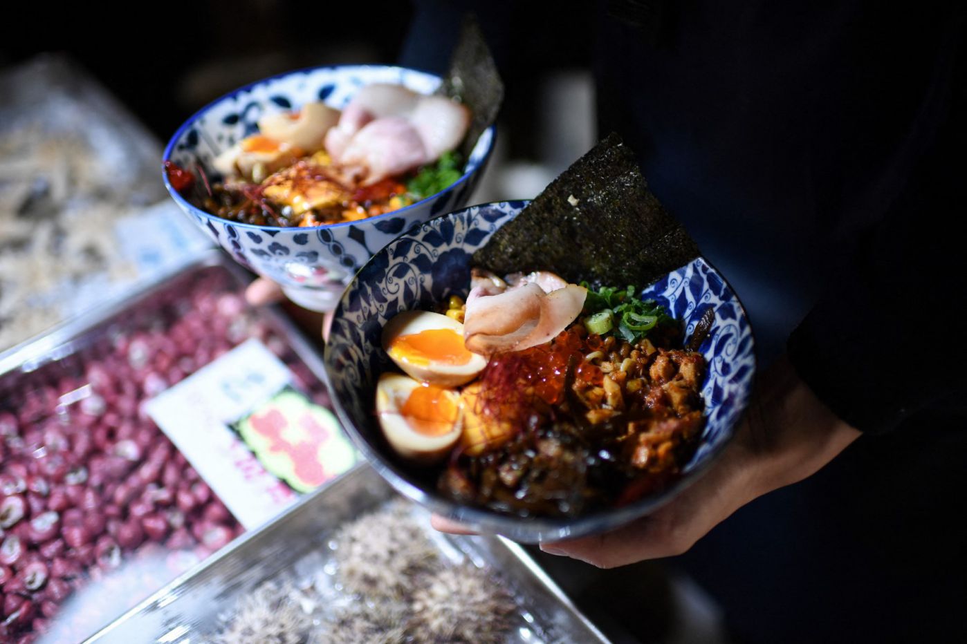 Mì ramen. Ảnh: AFP