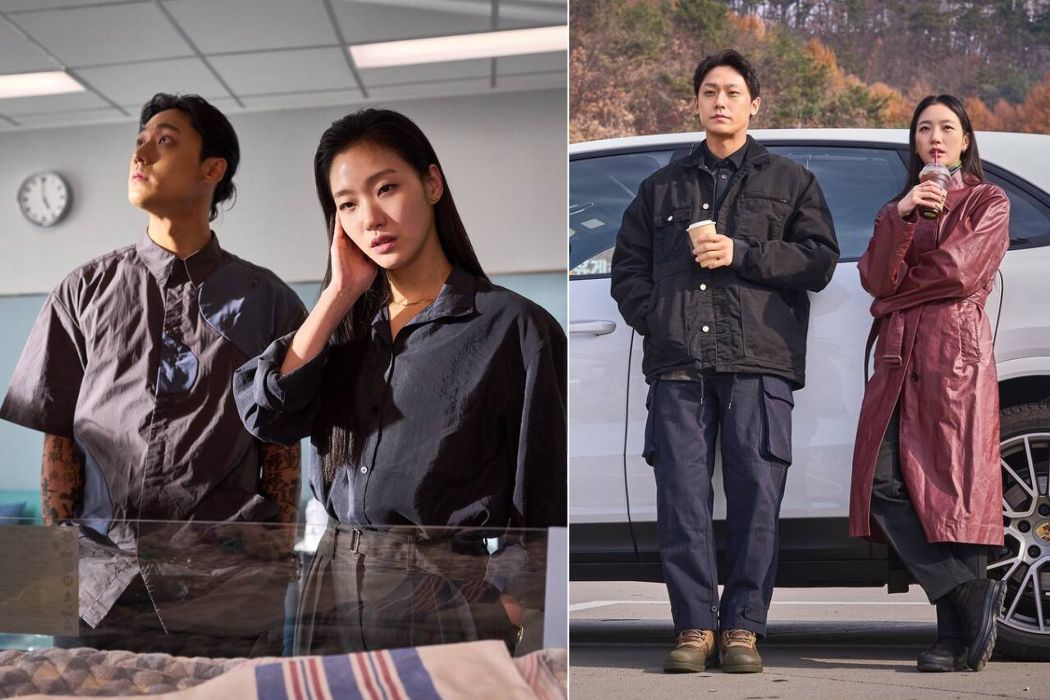 Lee Do Hyun và Kim Go Eun khác biệt trong hình tượng pháp sư. Ảnh: Nhà sản xuất