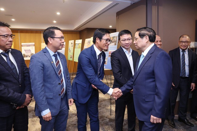 Thủ tướng Chính phủ làm việc với Hội Doanh nhân Việt Nam tại Australia