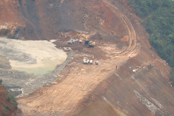 Mỏ chì bị phạt với hàng loạt sai phạm trong lĩnh vực tài nguyên, khoáng sản. Ảnh: Văn Đức