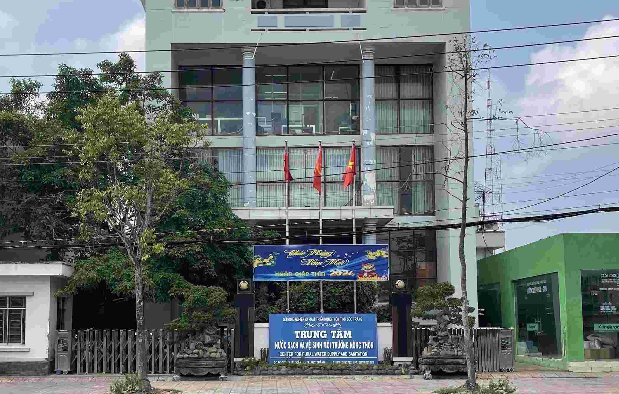 Trung tâm NS-VSMTNT tỉnh Sóc Trăng. Ảnh: Cộng tác viên