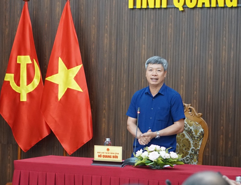 Hoạt động của UBND tỉnh Quảng Nam hiện do Phó Chủ tịch UBND tỉnh Hồ Quang Bửu điều hành. Ảnh Hoàng Bin.