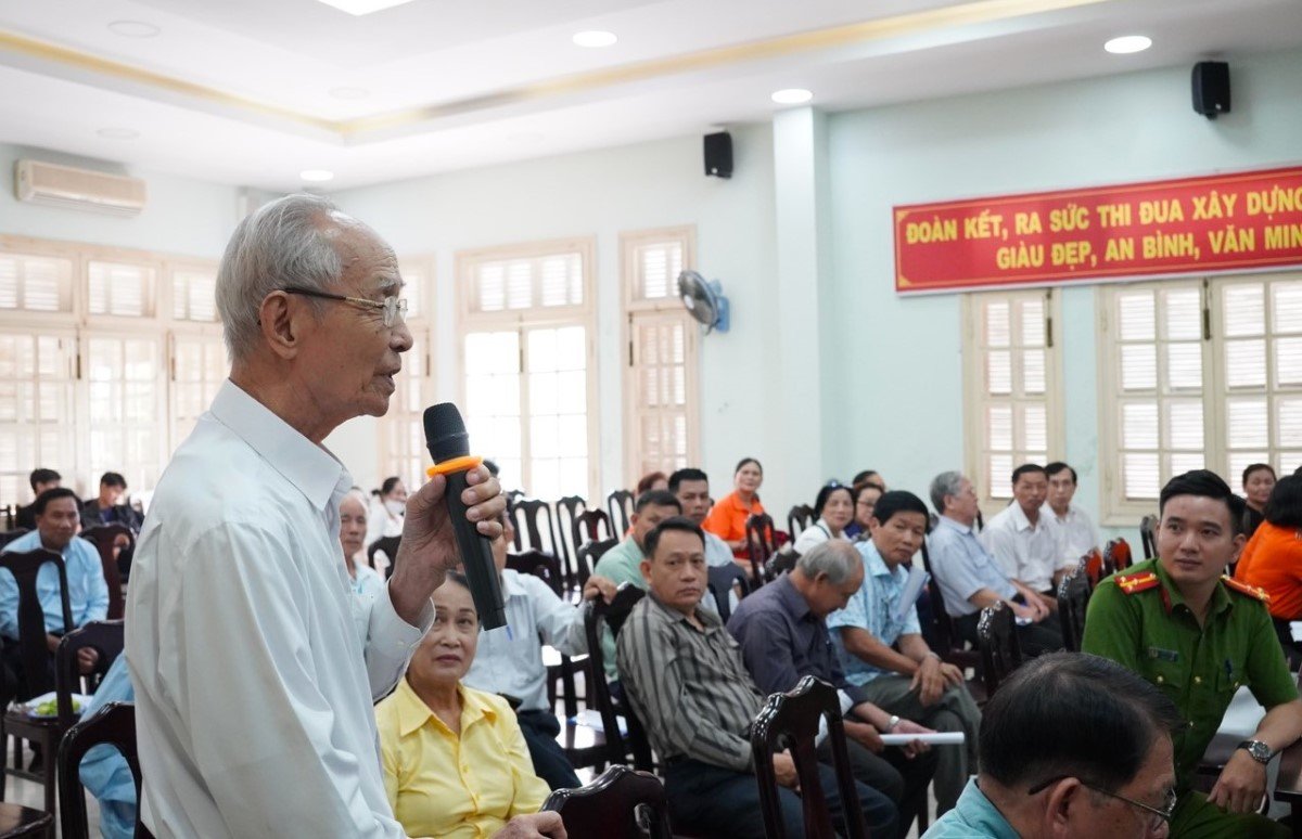 Gần 100 người thuộc các Ủy ban đoàn kết quận/huyện, các tình nguyện viên các giáo xứ trên địa bàn TP đã được tuyên truyền phổ biến công tác PCCC. Ảnh: Sông Hàn