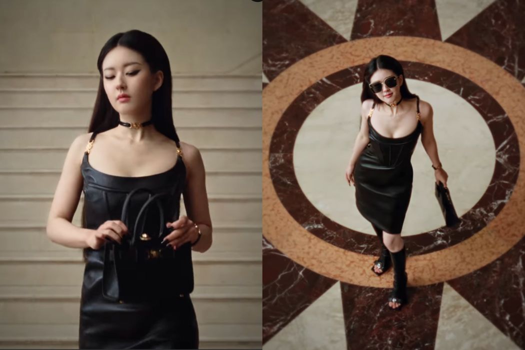 Hình ảnh Triệu Lộ Tư trong video quảng bá cho Versace bị chê. Ảnh: Instagram