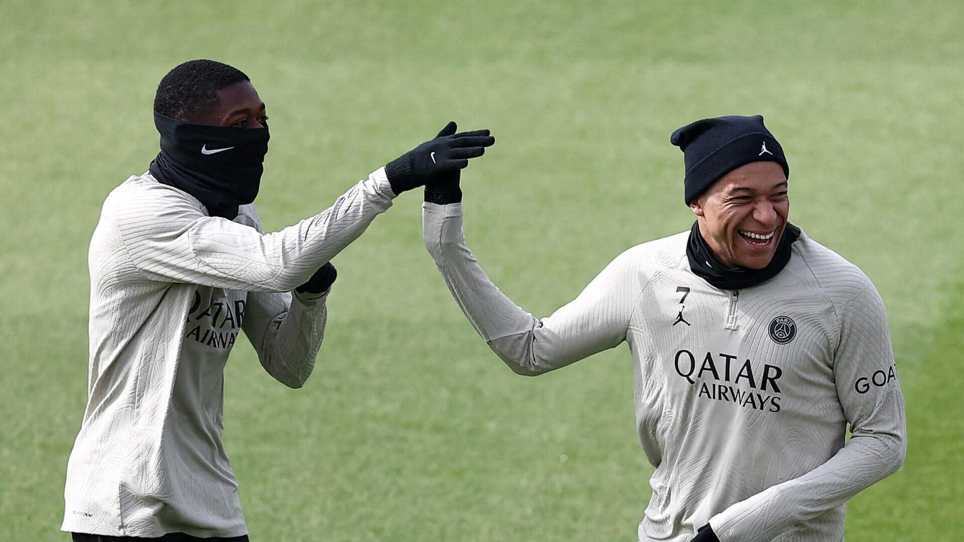 Mbappe và Dembele sẽ là tâm điểm chú ý bên phía PSG trong trận gặp Barcelona.  Ảnh: AFP