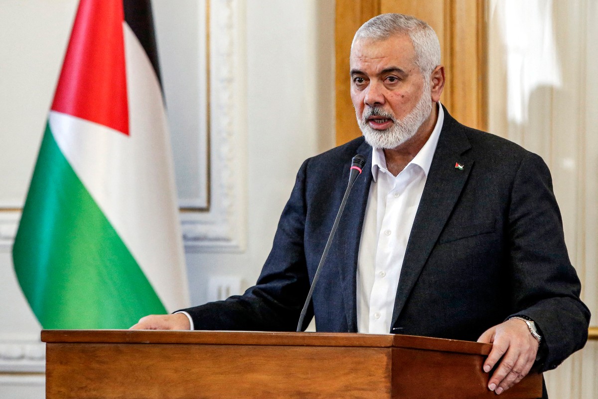 Thủ lĩnh Hamas Ismail Haniyeh. Ảnh: AFP