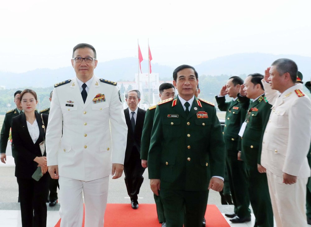 2 Bộ trưởng Quốc phòng 2 nước Việt Nam, Trung Quốc - dự hội đàm. Ảnh: Trọng Đức
