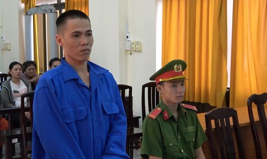 Trần Văn Thuận tại phiên Tòa. Ảnh: Xuân Nhi