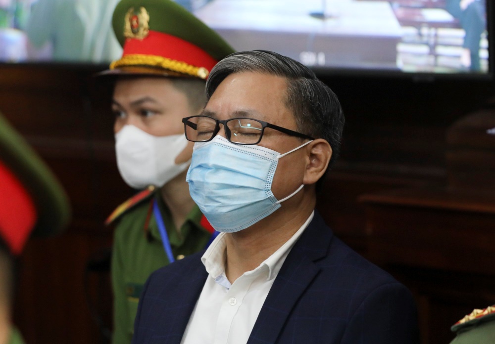Bị cáo Nguyễn Cao Trí lãnh 8 năm tù tội Lạm dung tín nhiệm chiếm đoạt tài sản. Ảnh: Minh Tâm