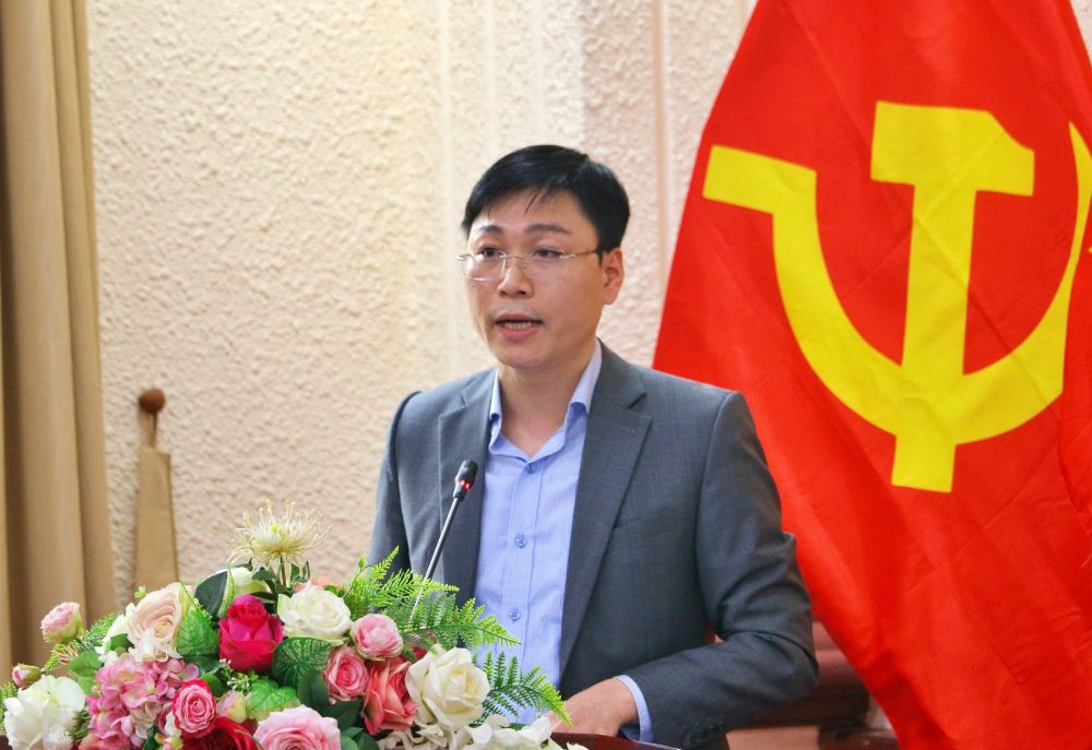 Ông Đỗ Xuân Quý - Chánh Văn phòng, Người phát ngôn Bộ Tư pháp. Ảnh: T.Vương