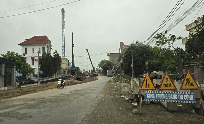 Dự án tuyến đường tỉnh trên 559 tỉ đồng ở Thái Bình nguy cơ chậm tiến độ