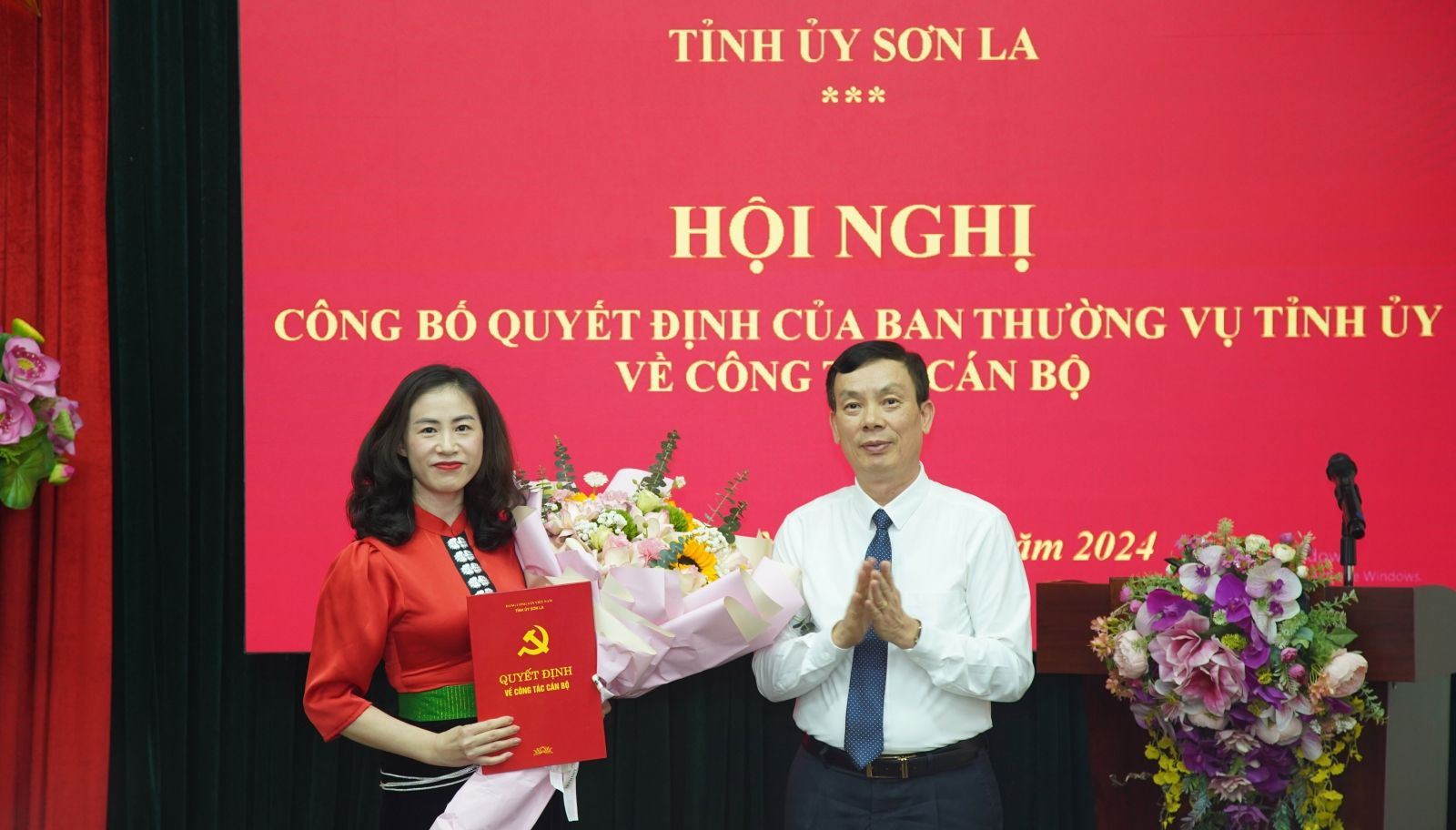 Bà Lò Linh Loan, Trưởng phòng Theo dõi công tác nội chính và cải cách tư pháp, Ban Nội chính Tỉnh ủy vừa được bổ nhiệm giữ chức vụ Phó Trưởng ban Nội chính Tỉnh ủy Sơn La. Ảnh: Khải Hoàn