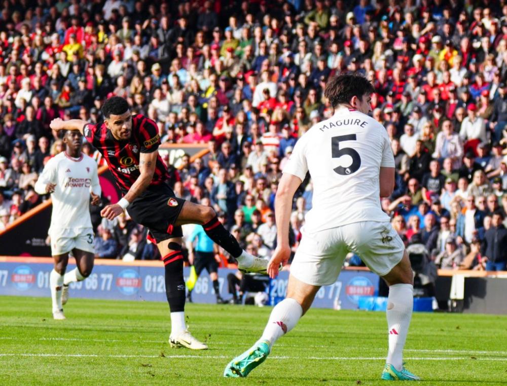 Solanke ghi bàn thắng thứ 17 của riêng mình tại Premier League 2023-2024. Ảnh: Bournemouth