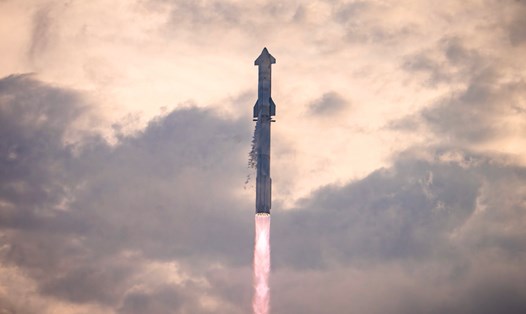Tên lửa Starship của SpaceX. Ảnh: Chụp màn hình