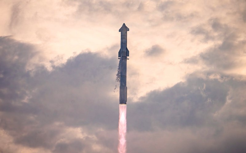 Tên lửa Starship của SpaceX. Ảnh: Chụp màn hình