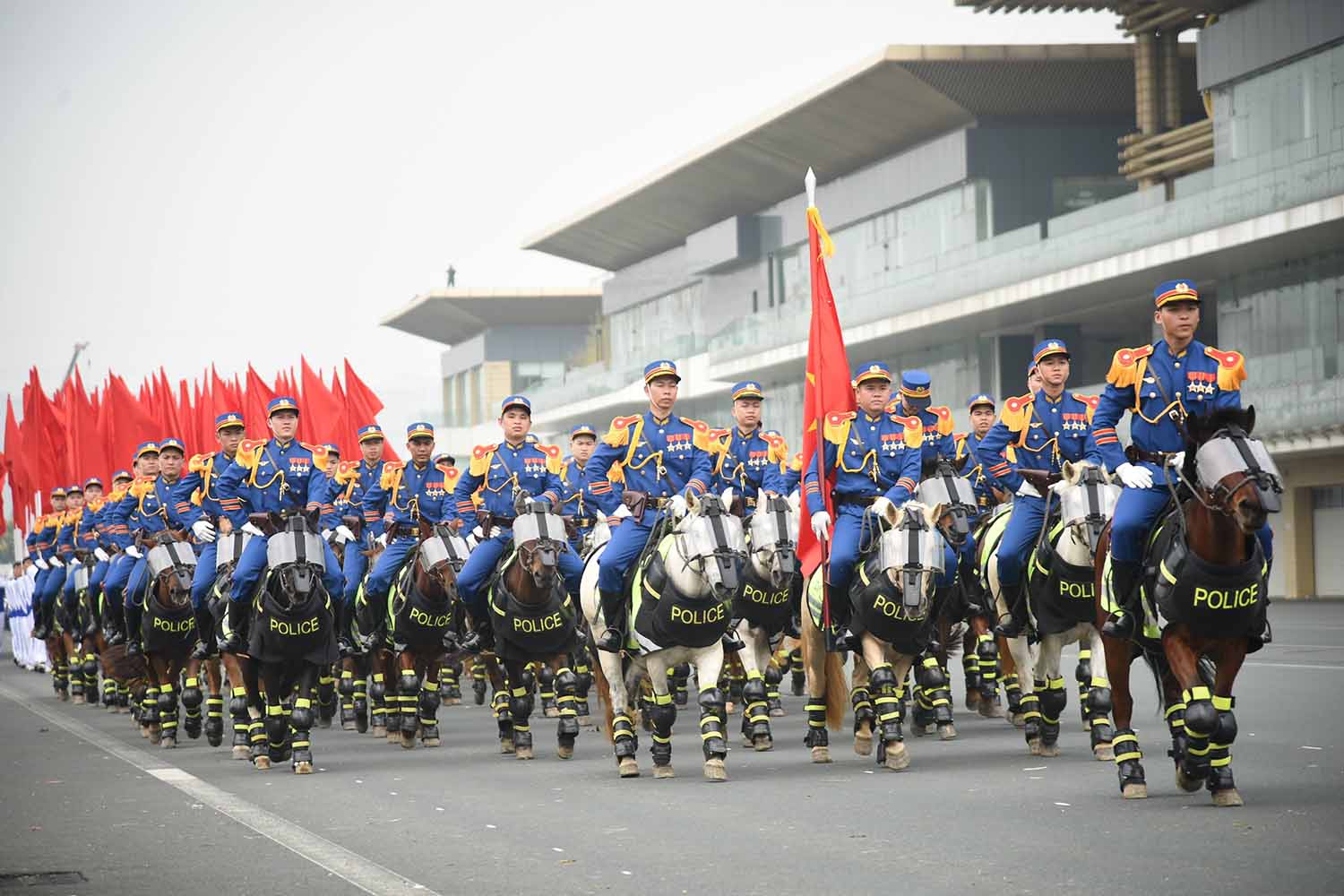 Đoàn Cảnh sát cơ động kỵ binh thuộc Bộ Tư lệnh Cảnh sát cơ động là đơn vị vũ trang chiến đấu tập trung được thành lập năm 2020.