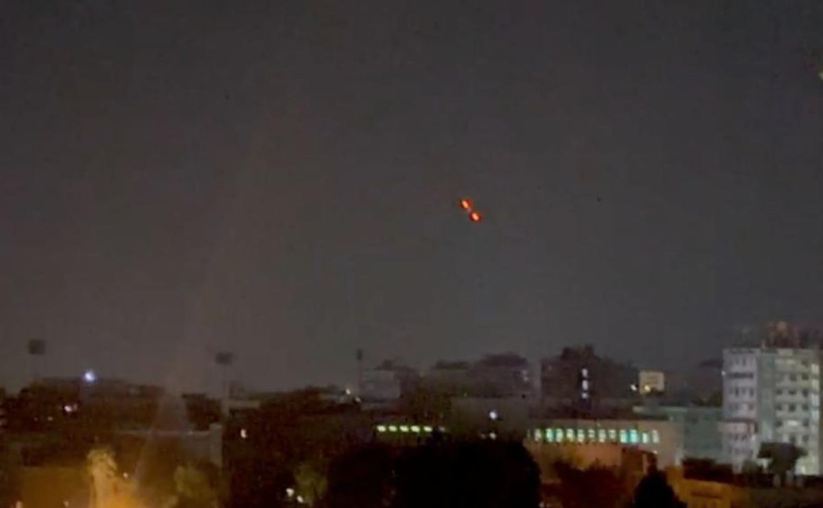 Iran tấn công Israel đêm 13.4.2024. Ảnh: Xinhua