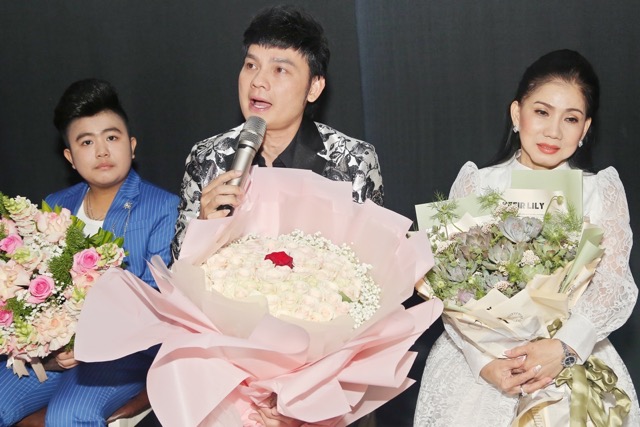 Kim Tiểu Long chia sẻ tại họp báo. Ảnh: NSCC.