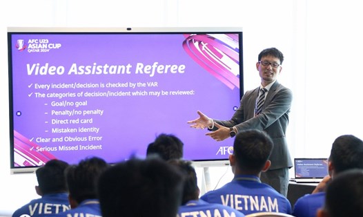 Giải U23 châu Á 2024 sẽ áp dụng công nghệ VAR. Ảnh: VFF