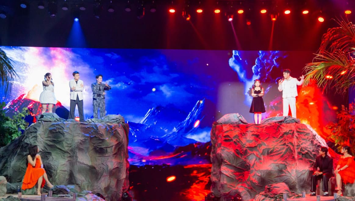 Các đội chơi trong "Đấu trường âm nhạc 2024". Ảnh: THVL