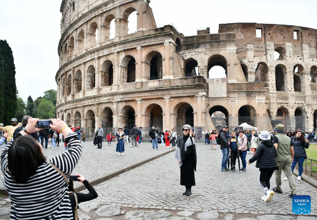 Rome là điểm đến tuyệt vời nhất cho khách du lịch bằng đường bộ. Ảnh: Xinhua