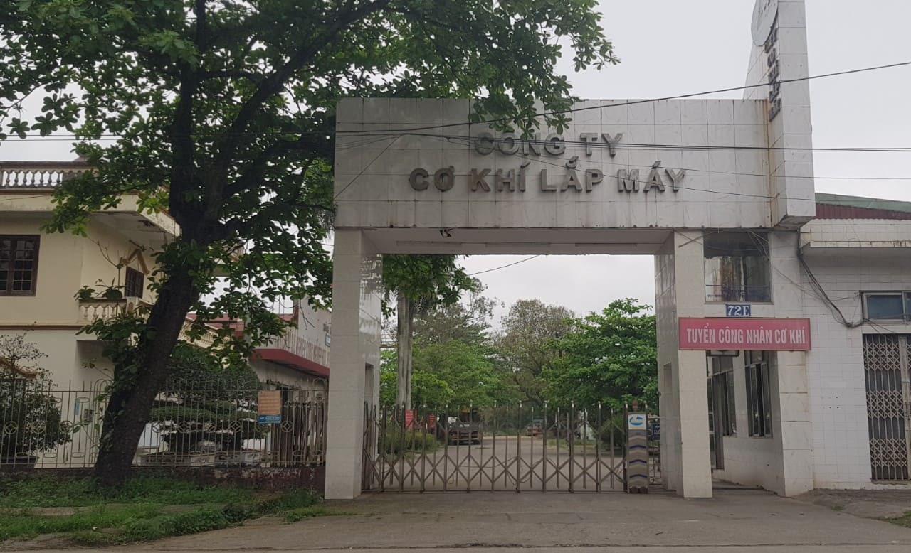 Công ty CP Cơ khí lắp máy LILAMA hiện nợ BHXH tỉnh Ninh Bình số tiền trên 18 tỉ đồng. Ảnh: Nguyễn Trường