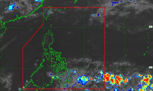 Áp thấp gần Philippines ngày 16.4.2024. Ảnh: PASAGA