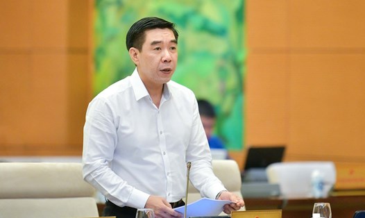 Phó trưởng Ban Tiếp công dân Trung ương Trần Quốc Dũng phát biểu tại phiên họp. Ảnh: Phạm Đông