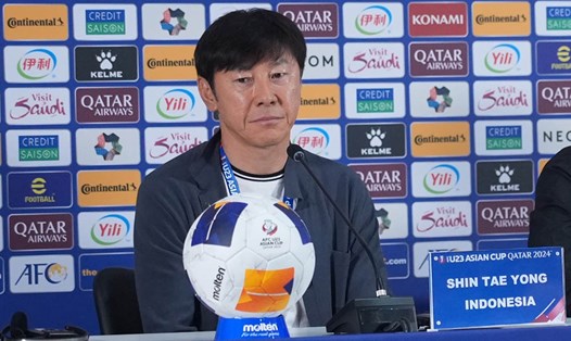 Huấn luyện viên Shin Tae-yong của U23 Indonesia. Ảnh: PSSI