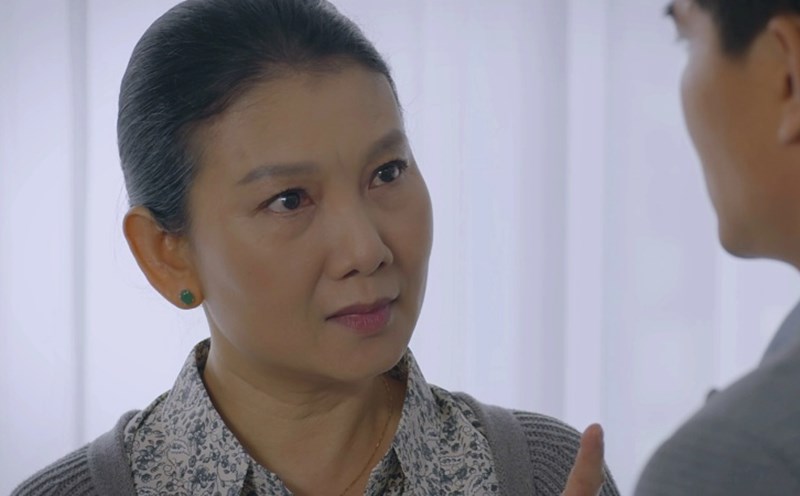 NSND Mỹ Uyên gây sốt với diễn xuất trong phim "Trạm cứu hộ trái tim". Ảnh: Chụp màn hình