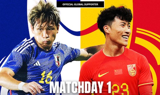 U23 Nhật Bản đọ sức với U23 Trung Quốc tại bảng B vòng chung kết U23 châu Á 2024. Ảnh: AFC