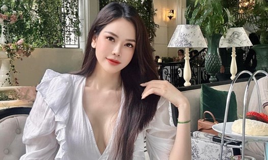 Con dâu tỉ phú Hoàng Kiều - cựu người mẫu Đào Lan Phương. Ảnh: Facebook nhân vật.