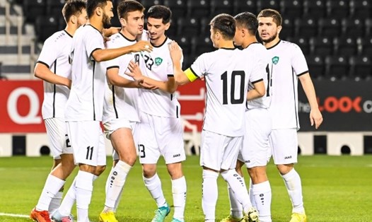 U23 Uzbekistan là ứng viên hàng đầu cho ngôi vô địch Giải U23 châu Á 2024. Ảnh: UFF