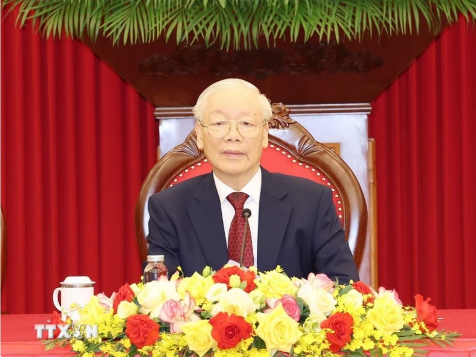 Tổng Bí thư Nguyễn Phú Trọng. Ảnh: Trí Dũng/TTXVN