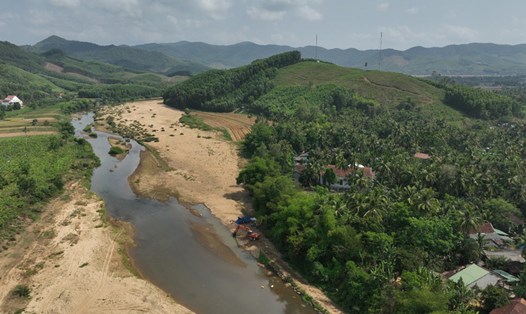 Khu vực sông Kim Sơn, huyện Hoài Ân, tỉnh Bình Định. Ảnh: Tâm Tình
