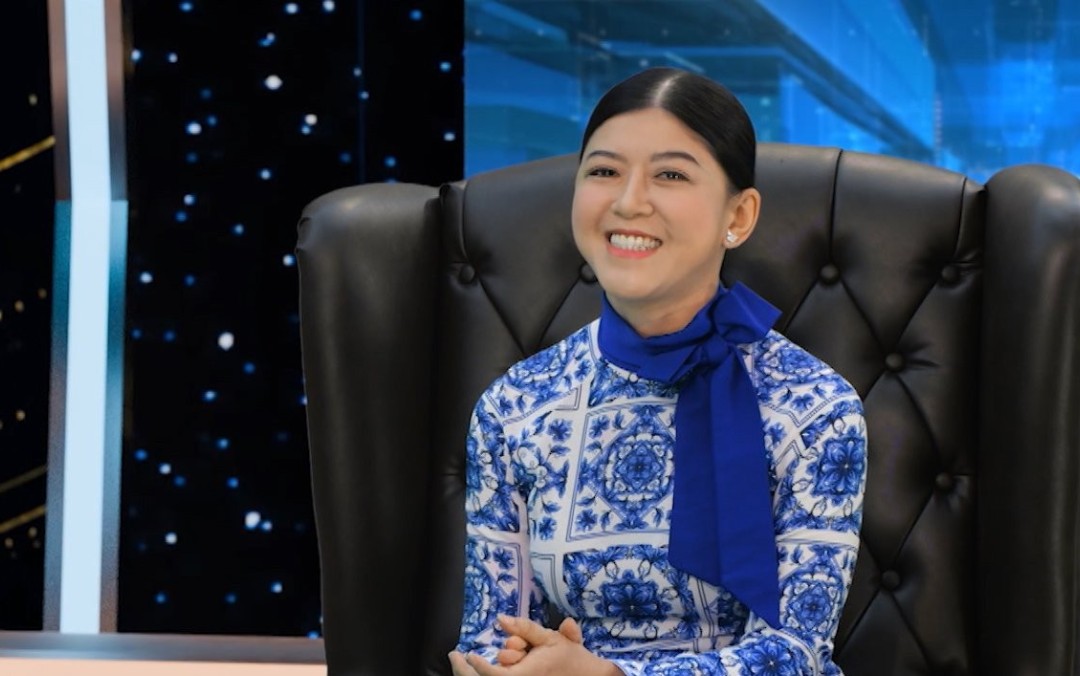 Nghệ sĩ Hồng Trang quyết tâm duy trì nhóm kịch cà phê dù phải bù lỗ. Ảnh: VTV9