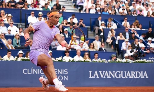 Rafael Nadal có trận ra quân thuận lợi tại giải Barcelona Open 2024. Ảnh: Barcelona Open